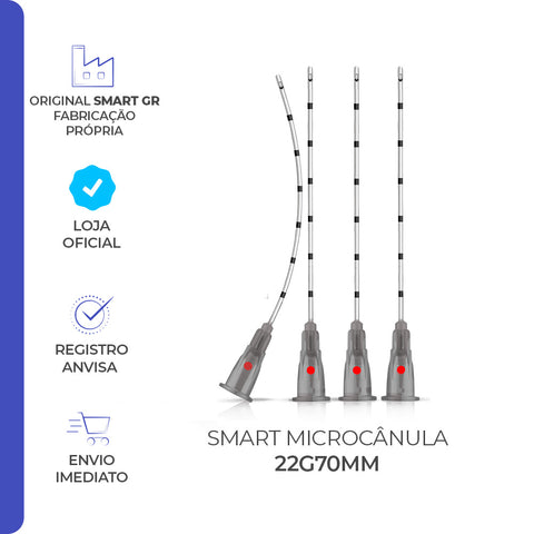 Smart Microcânula – 27G x 50 mm – Cx 10 unid | Smart GR