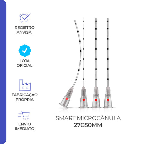 Smart Microcânula – 27G x 50 mm – Cx 10 unid | Smart GR