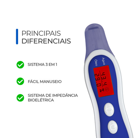 Smart Analyzer, Analisador de Umidade — diferenciais do produto, Smart GR