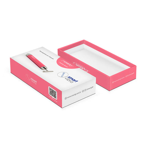 Smart Vibra, Massageador por Vibração, cor rosa — embalagem do produto, Smart GR