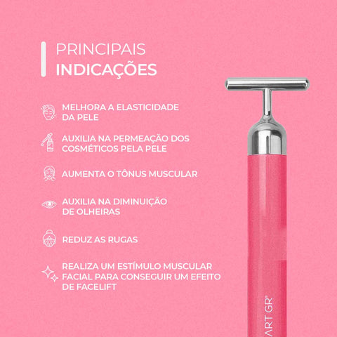 Smart Vibra, Massageador por Vibração, cor rosa — indicações de uso, Smart GR