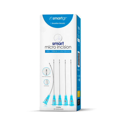 Smart Micro Incision – 15G x 100 mm – Cx 05 unid | Smart GR