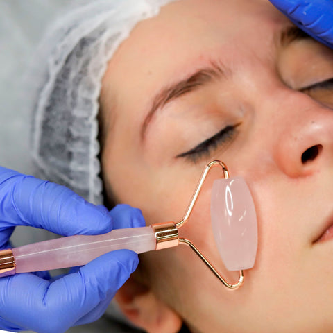 Smart Rolo Massageador de Quartzo Rosa | Smart GR