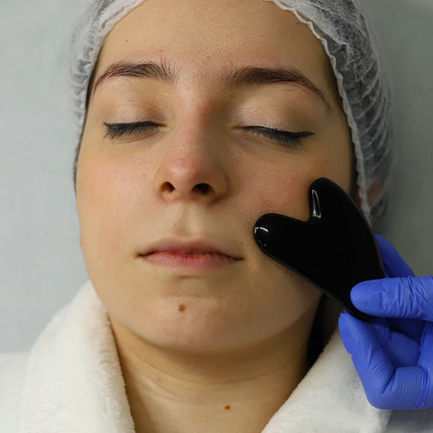 Smart Kit Rolo de Obsidiana Negra, Guasha e Esponja de Konjac — modo de aplicação, Smart GR