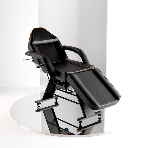 Poltrona Fixa com 2 Bandejas – Cor Preto | Smart GR