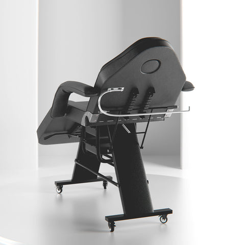 Poltrona Fixa com 2 Bandejas – Cor Preto | Smart GR