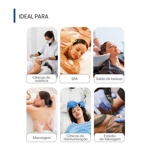 Poltrona Fixa com 2 Bandejas – Cor Preto | docmob