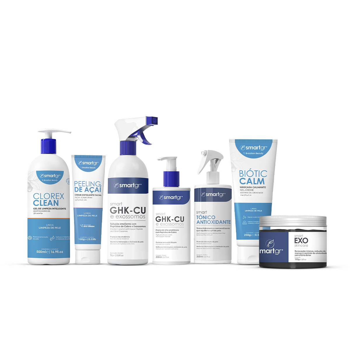 Kit Limpeza de Pele GHK-Cu e Exossomos Avançado | Profissional