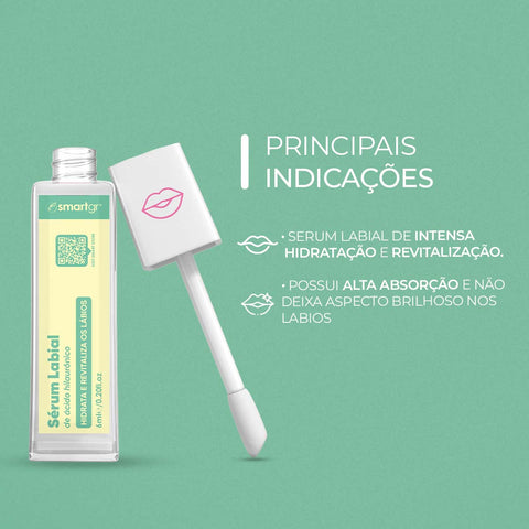 Sérum Labial Ácido Hialurônico - Lips Care – 6 ml | Smart GR