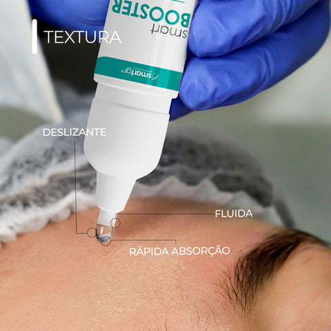 Smart Booster Ácido Hialurônico Skin Pro, 5 x 5 ml — textura do produto, Smart GR