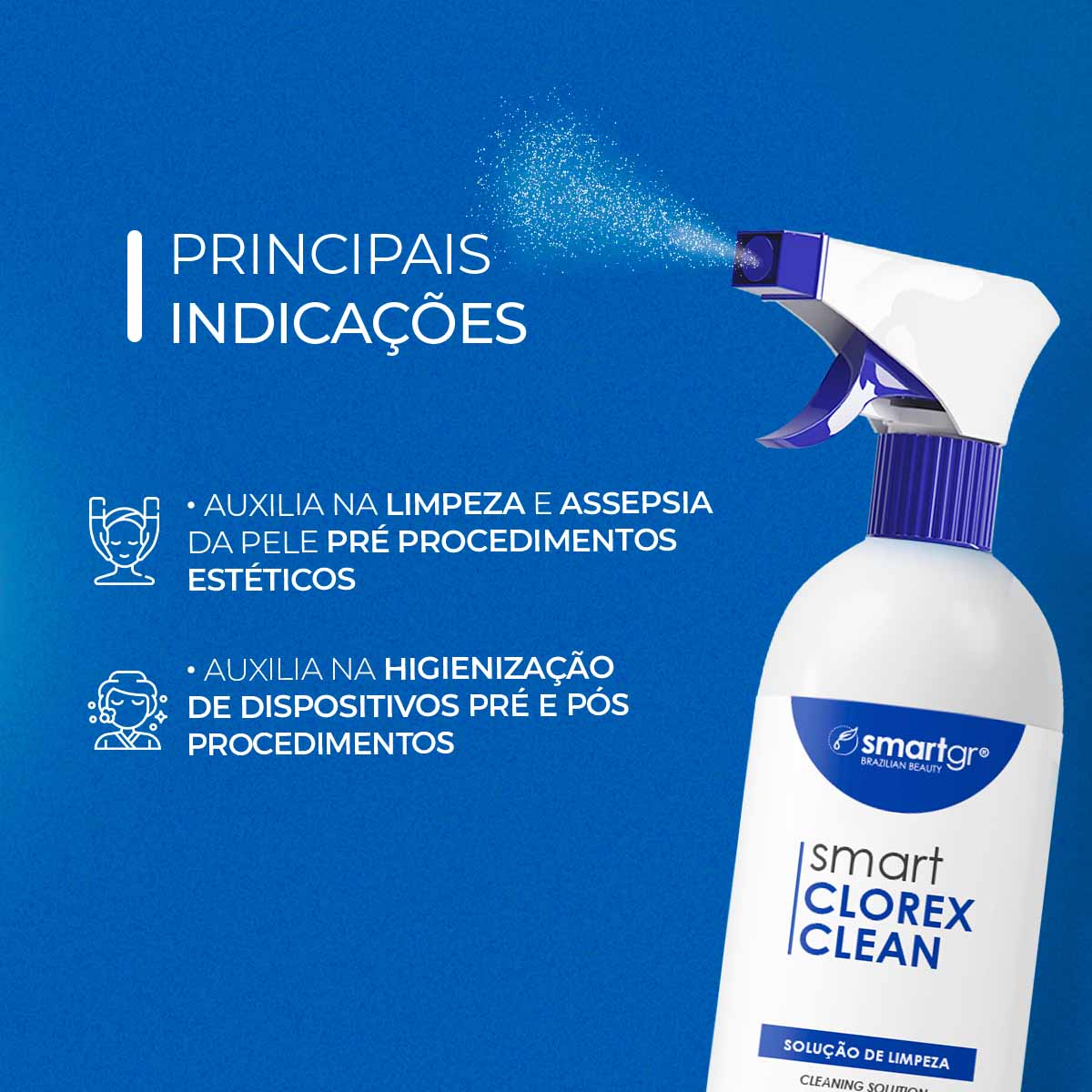 Smart Clorex Clean, 500 ml — indicações de uso, Smart GR