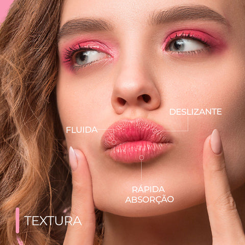 Smart Lips Care, Hidratante Labial, 3 ml — textura do produto, Smart GR