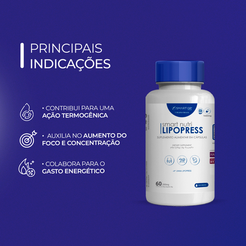 Smart Nutri Lipopress – Suplemento Alimentar em Cápsulas – 60 cápsulas | Smart GR