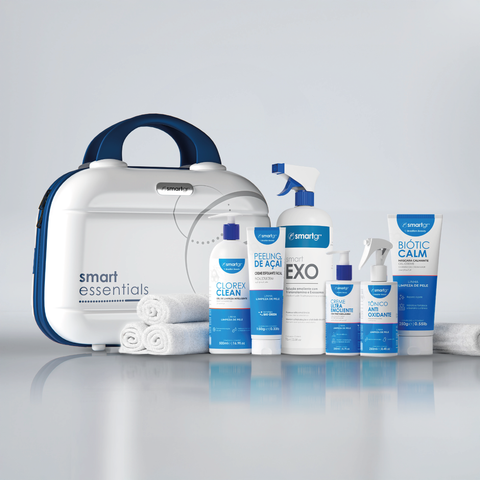 Smart Kit Limpeza de Pele GHK-Cu e Exossomos + Frasqueira, Smart GR