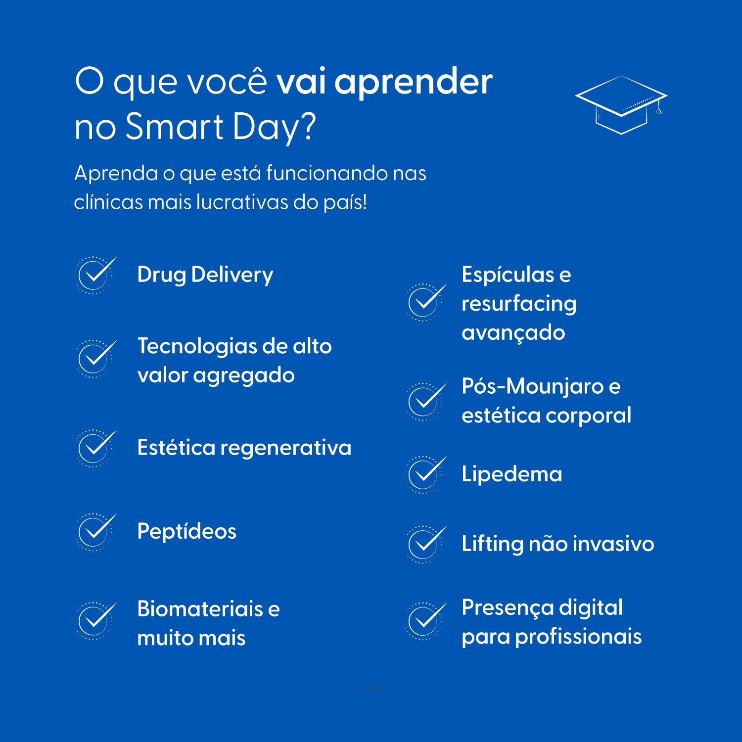 Smart Day, Experiência Científica e Prática em Estética com Certificação — vista adicional, Smart GR