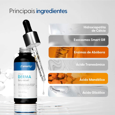 Sérum Derma Bio Reset com Hidroxiapatita de Cálcio – 30 ml | Smart GR