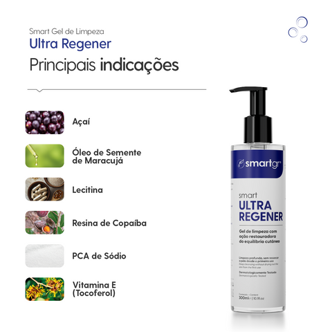Smart Ultra Regener Gel de Limpeza 300ml