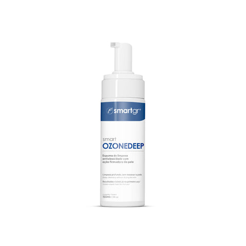 Smart Ozonedeep, Espuma de Limpeza, 150 ml — limpeza facial com ozônio, Smart GR