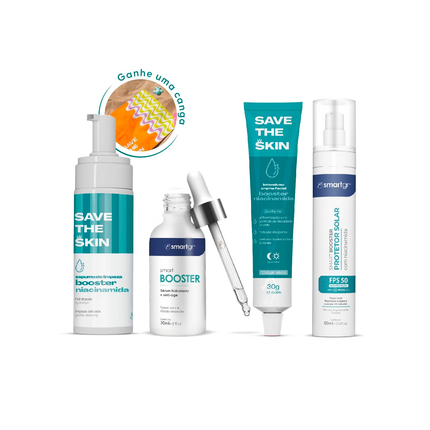 Smart Kit Booster Essencial Hidratação e Uniformização +