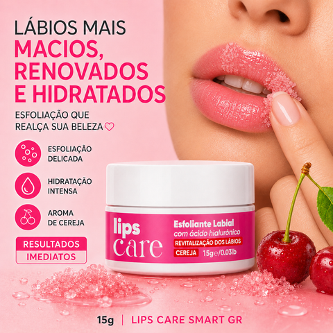 Esfoliante Labial de Cereja, Lips Care, 15 g — cuidado labial, Smart GR