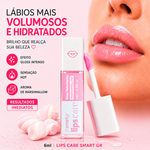 Gloss Volumizador de Marshmallow - Lips Care – 6 ml | Smart GR