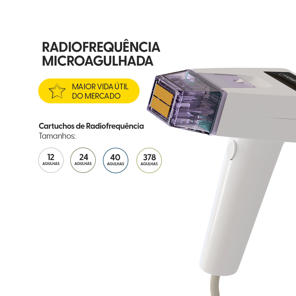 Smart Maximus Lift 2 — ponteira de radiofrequência microagulhada, Smart GR