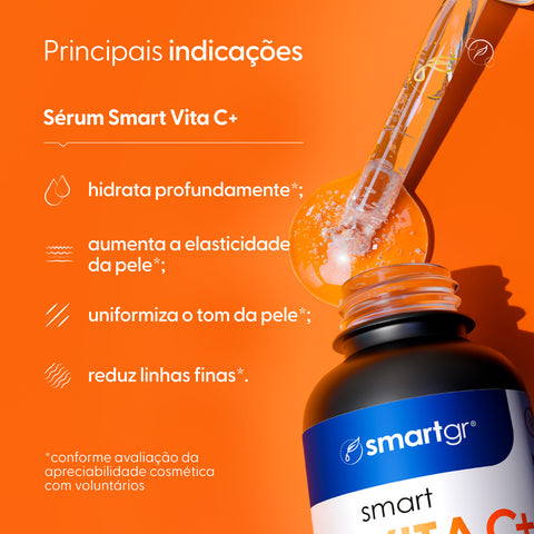 Sérum Vita C+ Vitamina C e Ácido Hialurônico - 30 ml | Smart GR