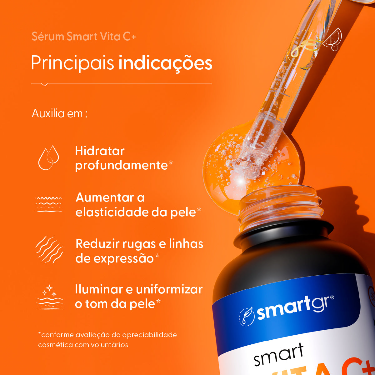 Sérum Vita C+, Vitamina C e Ácido Hialurônico, 50 ml — vista adicional, Smart GR