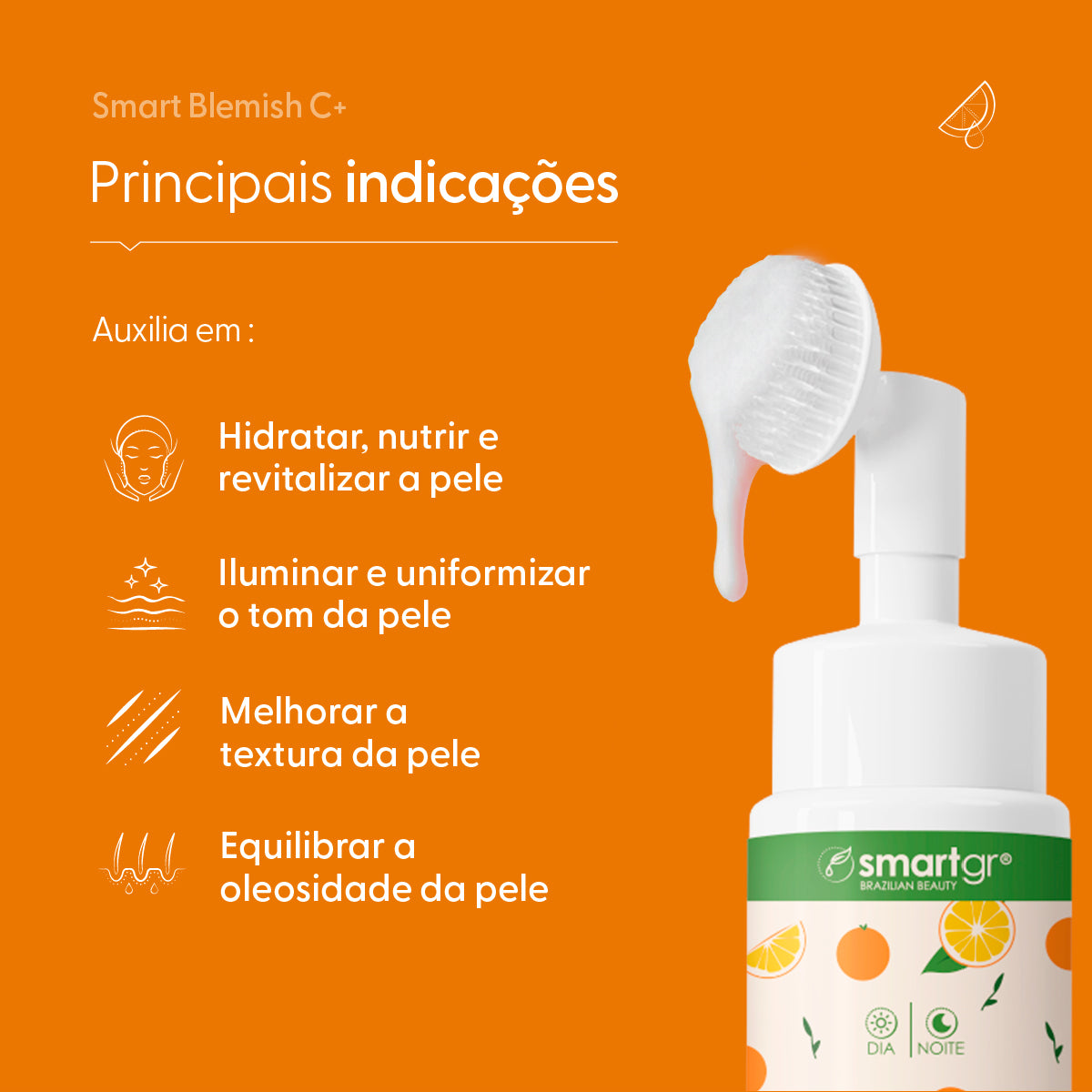 Smart Blemish C+ Espuma de Limpeza Smart GR, 150 ml