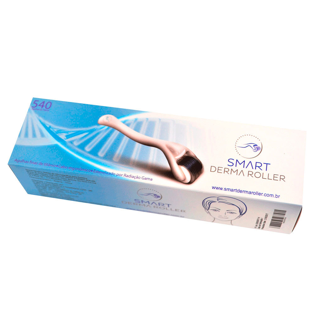 Smart Derma Roller 540 Agulhas, 2,00 mm — equipamento de microagulhamento para estética profissional, Smart GR