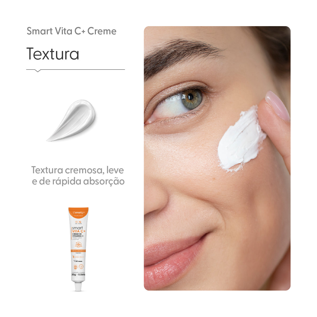 Vita C+ Intensivão de Vitamina C, 30 g — embalagem do produto, Smart GR