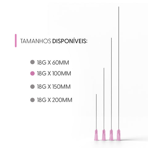Smart Deep Cânula Para Endolaser 18g 100mm Cx10 Smart GR