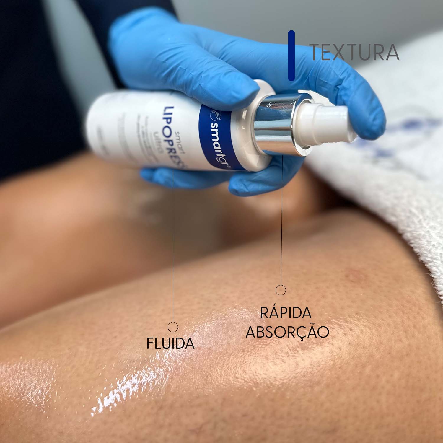 Smart Lipopress Ultra Fluido, Cafeína e Centella Asiática, 120 ml — vista adicional, Smart GR