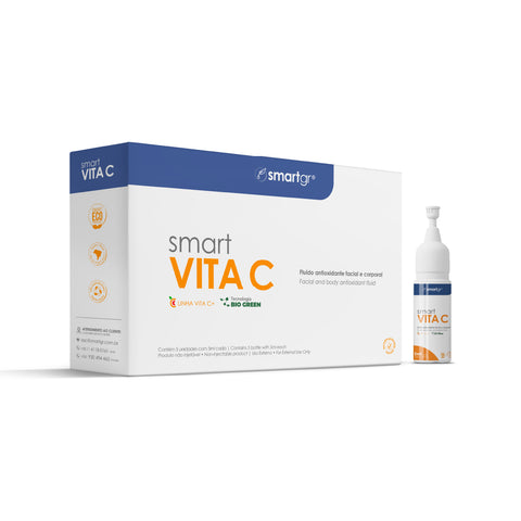 Smart Vita C Skin Pro, 5 x 5 ml — monodoses faciais com Vitamina C, Smart GR