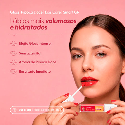Smart Lips Care, Plump Gloss de Pipoca Doce — vista adicional, Smart GR