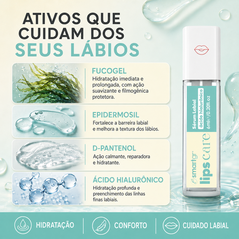Sérum Labial de Ácido Hialurônico, Lips Care, 6 ml — vista adicional, Smart GR