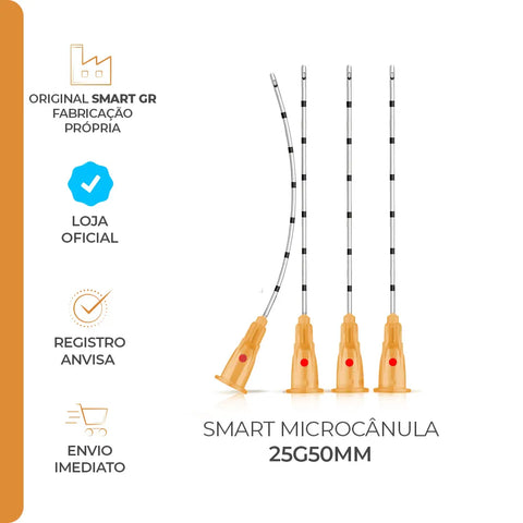 Smart Microcânula 25g 50mm Cx10 | Smart GR