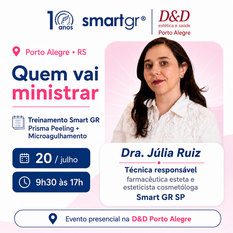 Treinamento Presencial de Microagulhamento + Prisma Peeling em Porto Alegre | Smart GR + D&D