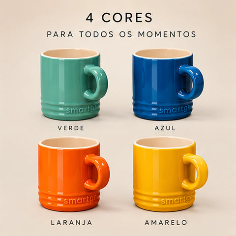 Jogo 4 xícaras de café - Smart GR