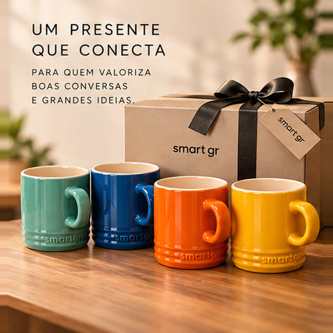 Jogo 4 xícaras de café - Smart GR
